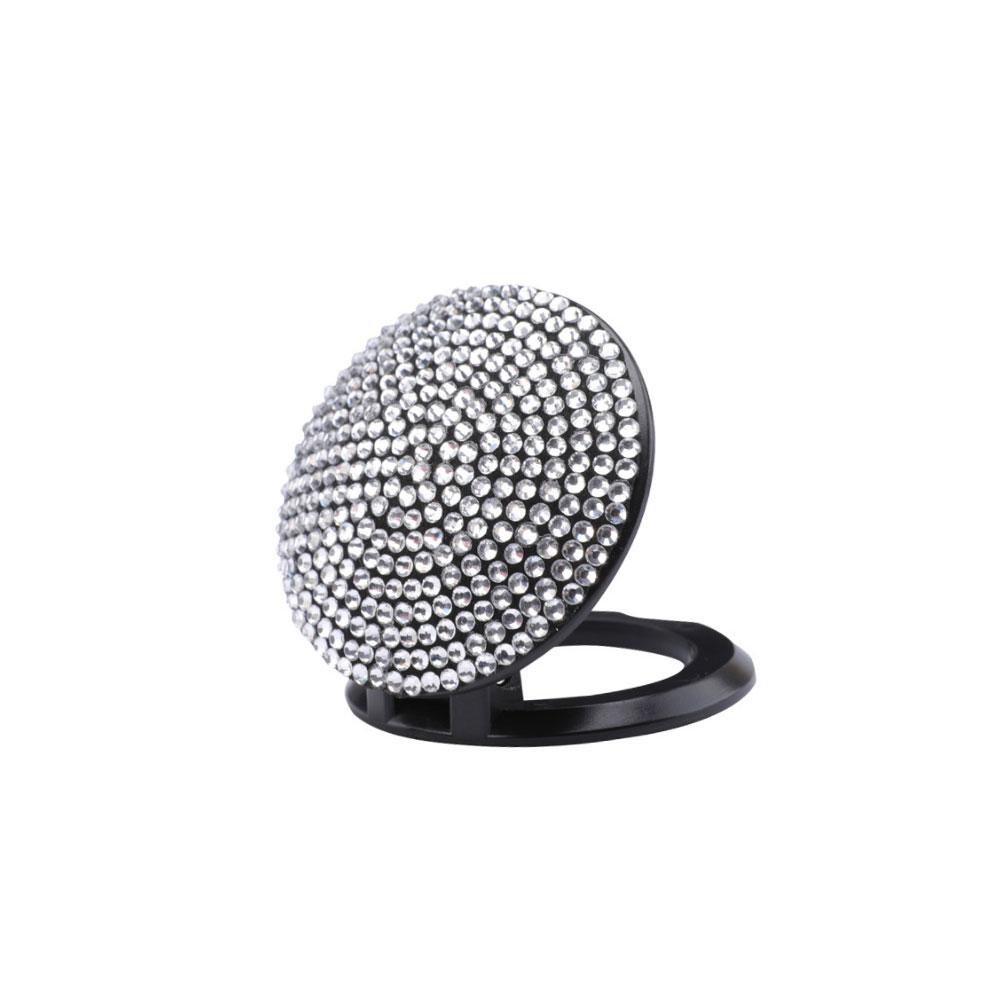 

1Pc Car Interior Decoration Rhinestone Engine Ignition Onekey Start Stop Push Button Switch Protective Cover Auto Accessories білий