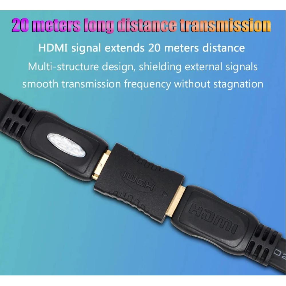 4K HDMI Extender Female To Female Converter Extension Audio Adapter For Monitor Display Laptop PS4/3 PC TV Hdmi Cable Extension
