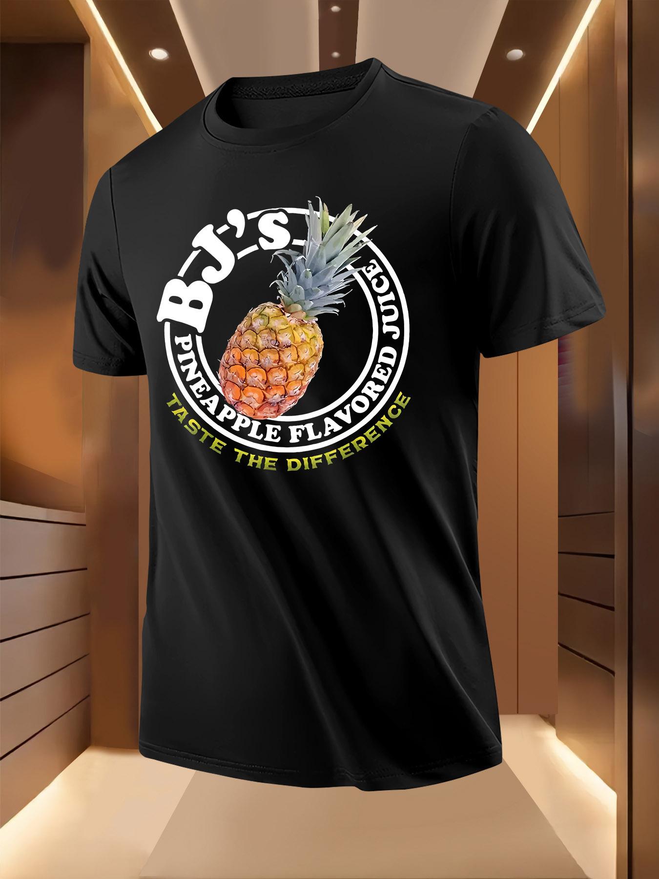 BJ Tropical Pineapple Juice Graphic Tshirt - Lightweight ... XXXL