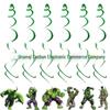 Hulk Party Deko Set: Becher, Flaggen, Luftballons, Tortenfiguren & Tischdecke