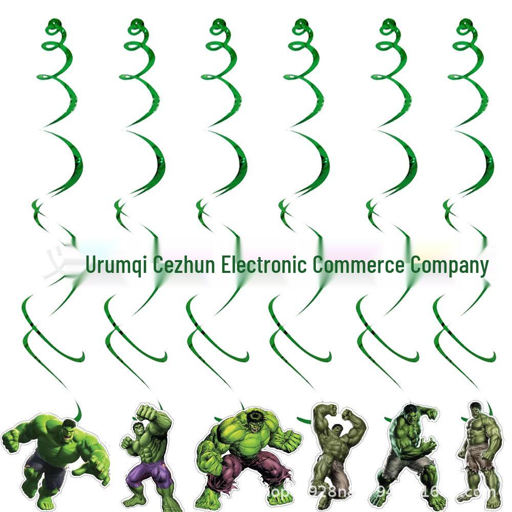 Hulk Party Deko Set: Becher, Flaggen, Luftballons, Tortenfiguren & Tischdecke