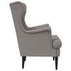 Armchair Taupe Fabric