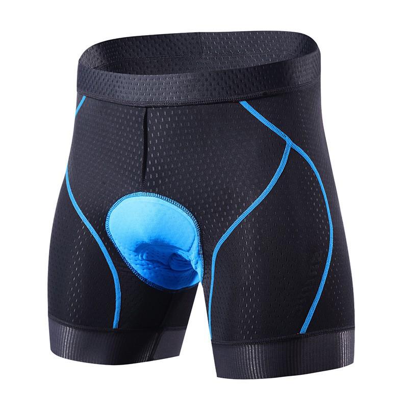 Mens Cycling Shorts With Gel Pad Quick-Dry Bike Underwear Road Mountain Riding Large Size
