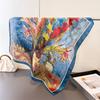 2026 Fashion Spring Summer Women 70Cm Square Scarf Silk Print Satin Beach Scarves Shawl Headband Hijab Bandana Wrap Bufanda