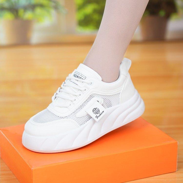 Spring and summer new ins student height increase breathable sports board shoes casual shoes