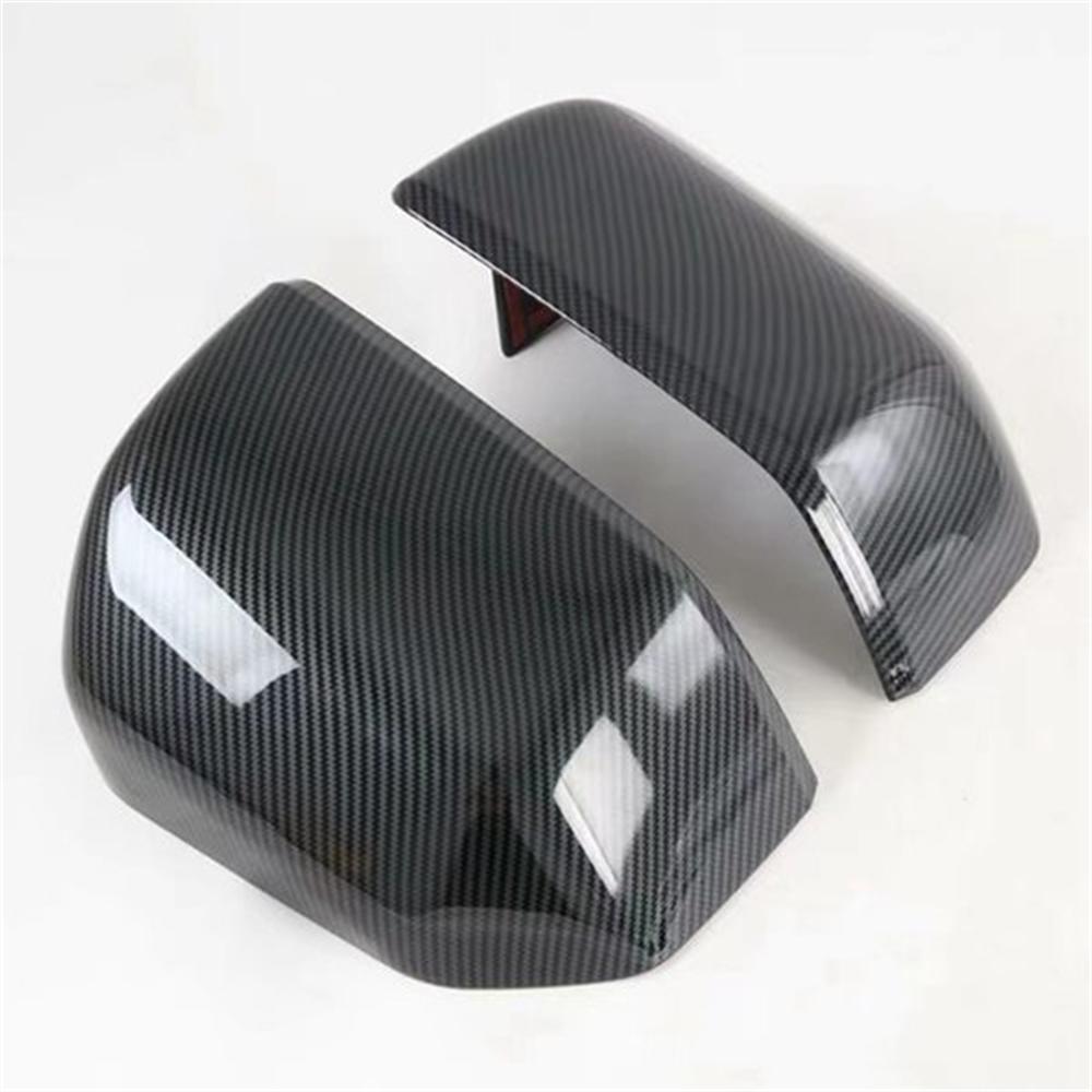 For 2015-2020 Ford F150 Truck Replacement Mirror Covers Cap Painted Carbon Fiber