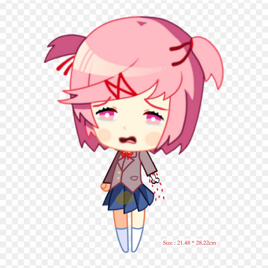 Ryuumon Houzukimaru Ikkaku Madarame Chibi Iron On Patches For Clothing Applique Stickers On Clothes Heat-Sensitive Custom Patch