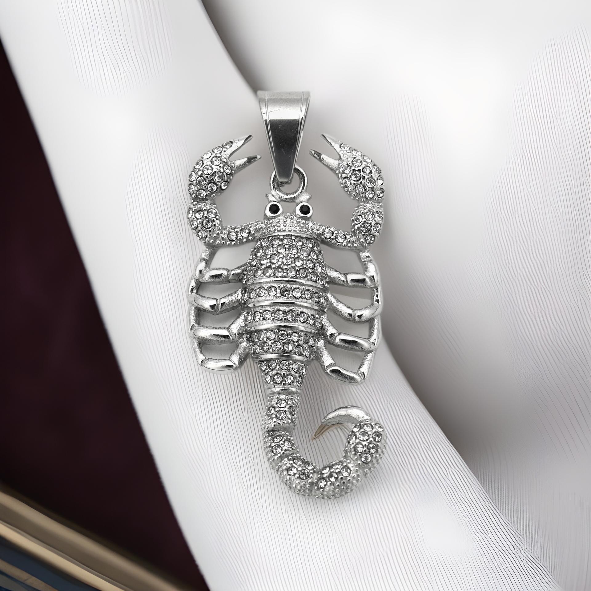 

Pendant New Halloween Animal Scorpion Fashion Trendy Versatile Early Spring Accessory Necklace 50CM