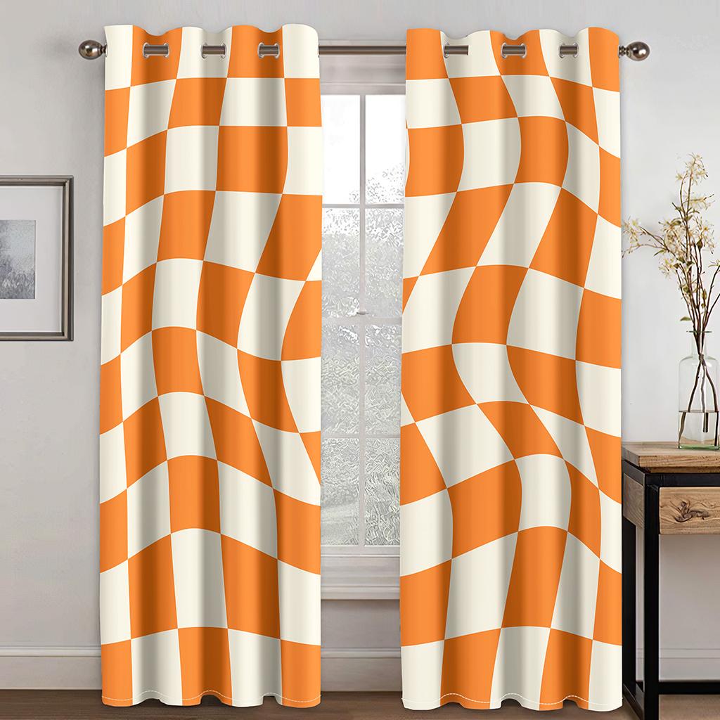 

3D Современное Абстрактное Искусство Цветная Текстура Шторы 2 Панельные Светильники Роскошный Дом Гостиная Спальня Балкон Детская Комната Декор 50W130H(CM)X2PCS&HooK