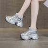 Small thick-soled tall dad shoes women's new spring and summer new sports and leisure shoes light and breathable