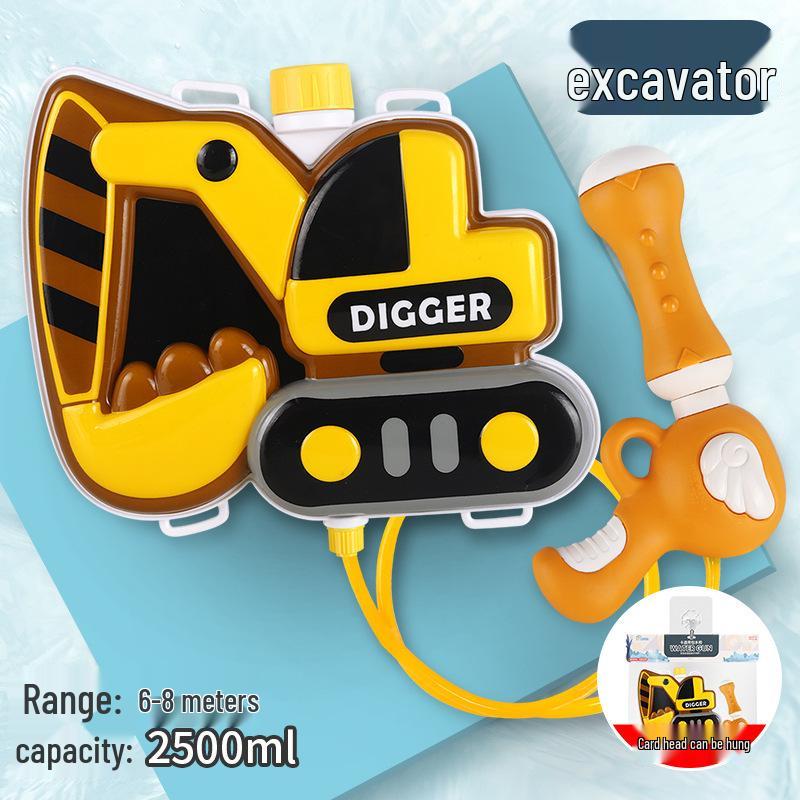 2025 New Kids' Water Gun Backpack: Pump-Action Toy for Boys & Girls - Perfect for Summer Water Play & Fights!