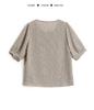 2026 Summer Women's Printed Silk Top – Stylish Loose Short Sleeve T-shirt for Middle-aged and Young Mothers