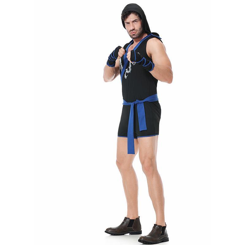 Ninja Adult Male Jumpsuit Assassin Cosplay Party Roleplaying Performance Stage