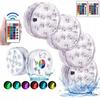 4X Pool Lighting Underwater Pool Lamp LED RGB With Remote Control