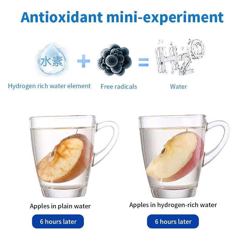 Hydrogen and Oxygen Separation Three-purpose Hydrogen-absorbing Health Cup High-concentration Hydrogen-rich Water Cup