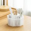 360Degree Rotating Pen Holder Desk Accessories Large Capacity Pencil Storage Box Desktop Organizer School Office Stationery