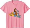 T-shirt alla moda Disney Lilli e il Vagabondo Cani S-4XL Regalo per Tutte le Stagioni