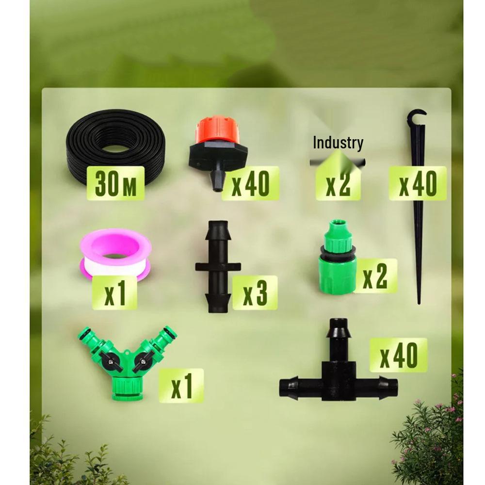 Adjustable Garden Sprinkler & Drip Irrigation System