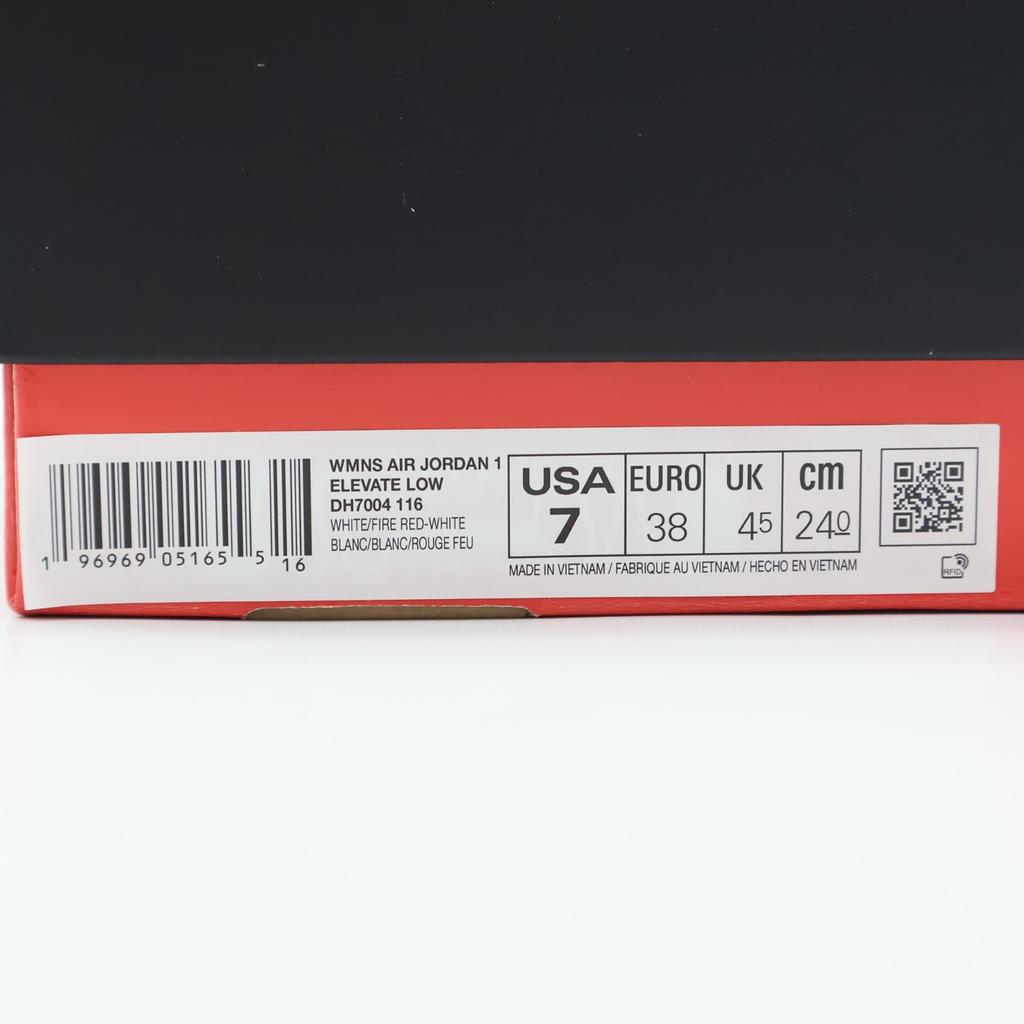 DH7004-116 Nike Air Jordan 1 Low Elevate Fire Red (Women's)