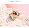 Jewelry Simple Gold Alloy Eye Ring Devil'S Eye Ring Yiwu Jewelry