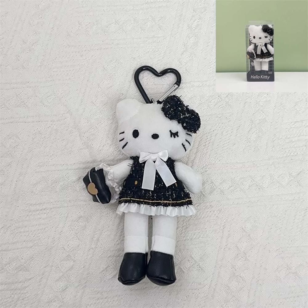 Cute Long Legs Cheongsam Ballet Skirt Denim Skirt Kitty 15Cm Clip Pendant Keychain Plush Doll