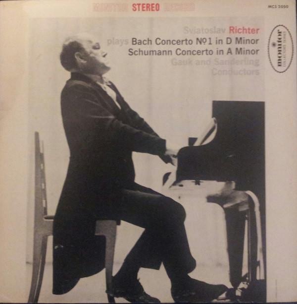 

LP Record SVIATOSLAV RICHTER PLAYS JOHANN SEB - Bach Concerto No. 1 In D Minor - Sc MCS2050 Monitor Records US Classical Used