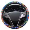 Colorful Sunflowers Car Steering Wheel Cover Elastic Band Water Washed Cloth Handle Car Steering Wheels & Accessories