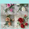 Artificial Rose Bouquet Wedding Photography Prop With Long Stems For Event Decor