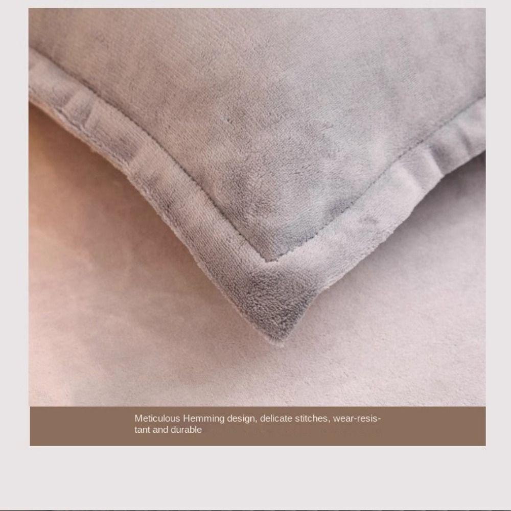 Velvet Pillow Cover 48*74cm Pillow Core Protection Comfortable Pillowcase  Autumn/Winter
