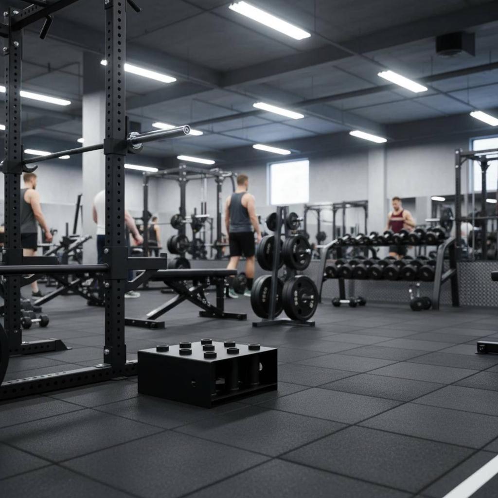 Degree Bar Holder Rotatable Rotating Barbell Rack Saving Stand for
