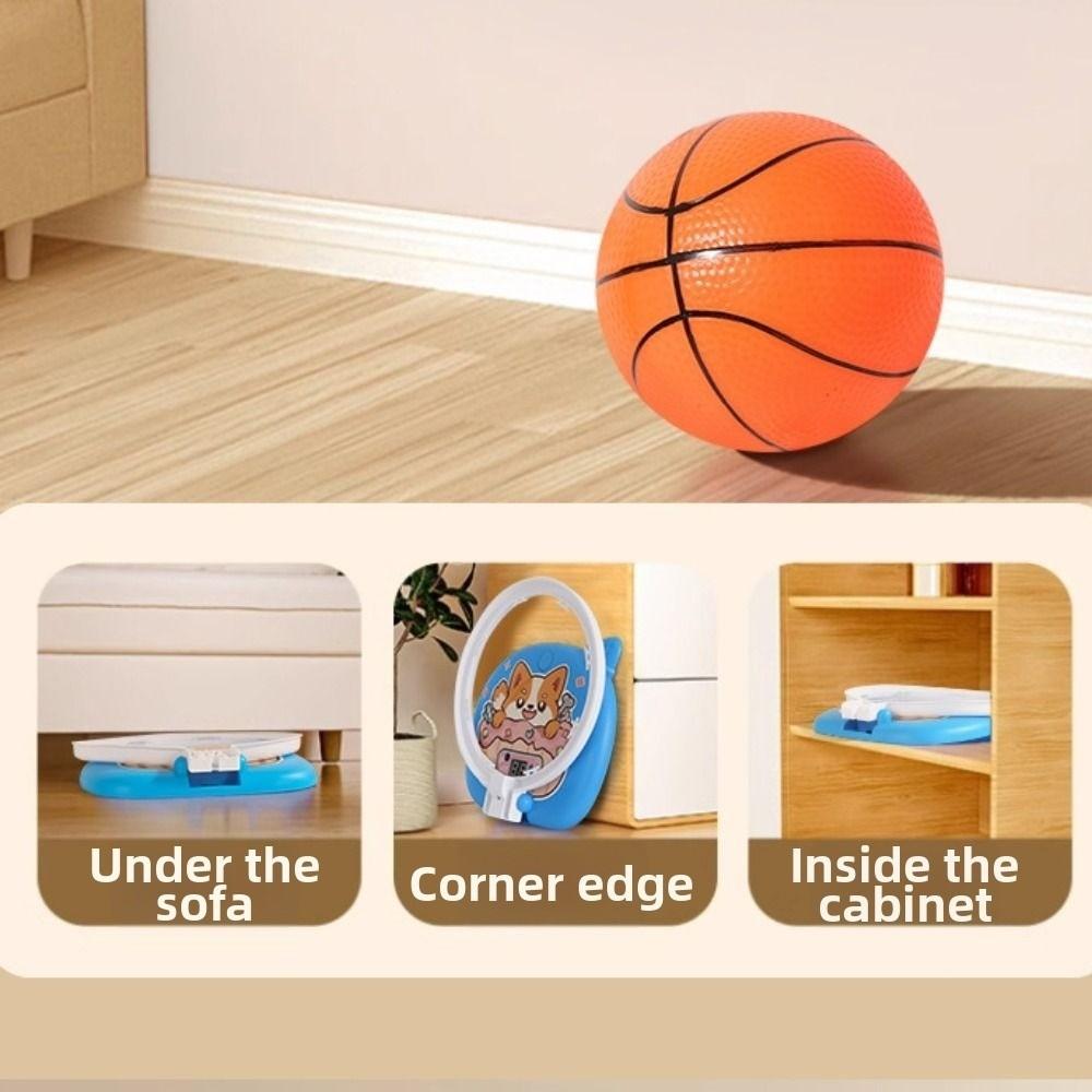 Wall Mount Baby Basketball Toy Set Foldable Basketball Training Toy  Bedroom Play
