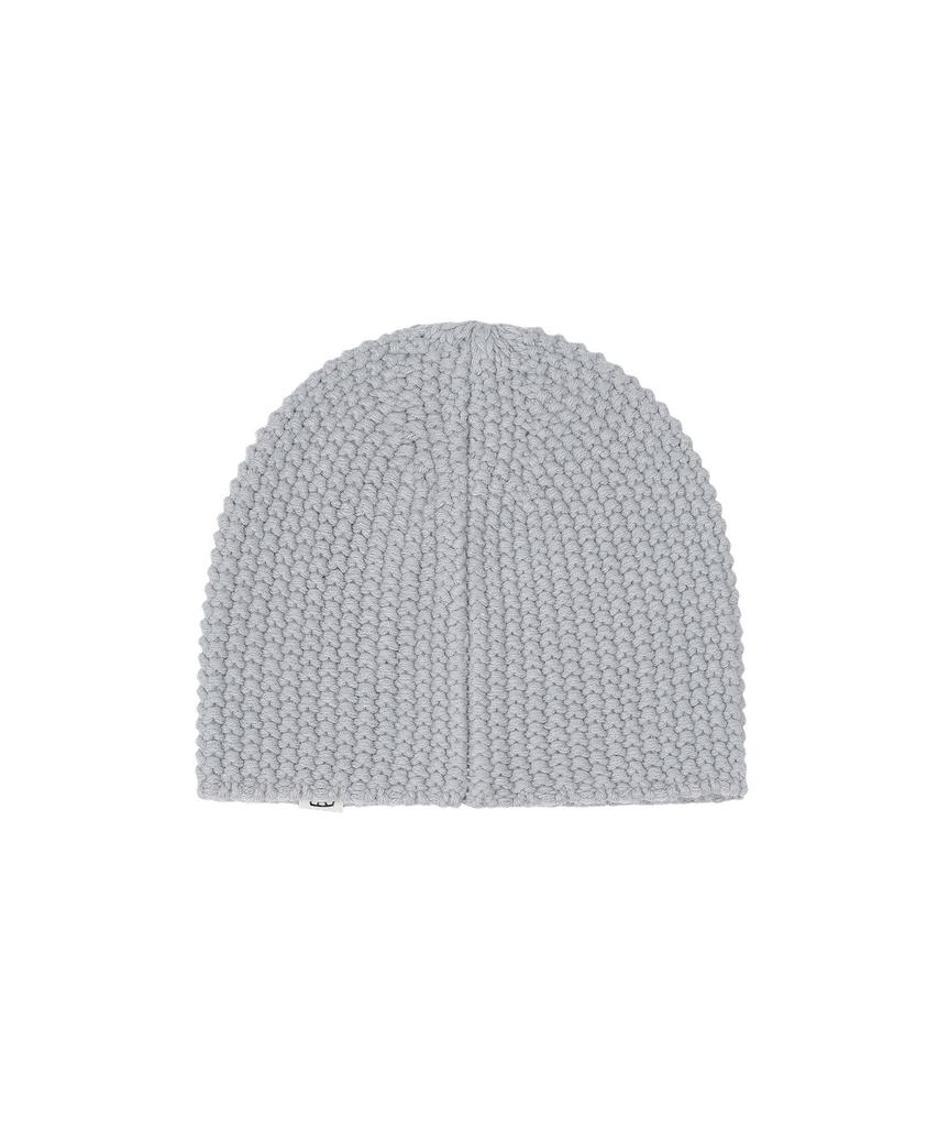 Bajal Va Square Label Cozy Beanie Grey