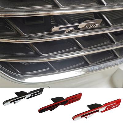 Přední mřížka auta Znak Nálepka Příslušenství Pro Pro GT-Line Sportage Ceed Rio Picanto Sorento Soul Cerato Venga Forte K9 Cade
