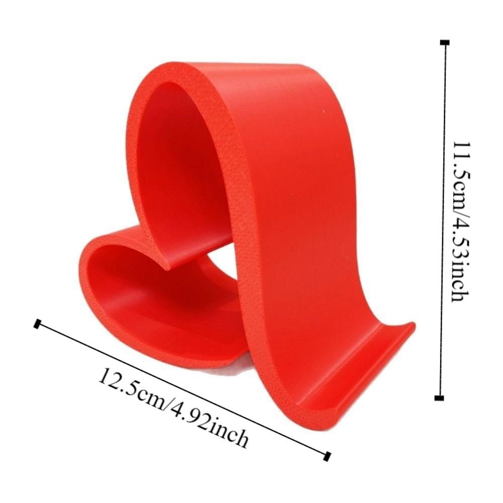 Aesthetic Heart Shaped Phone Stand Anti-slip Girl Desk Lazy Bracket  Desk Tablet Phone