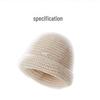 JIUMU Women's Warm Cashmere Blend Knitted Bucket Hat