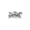 Vintage Moon Star Viking Celtic Knot Hair Clip Norse Mythology Hair Accessory