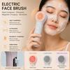 Waterproof Electric Facial Cleansing Brush Heat Compress Heated Facial Brush  Deep Cleansing