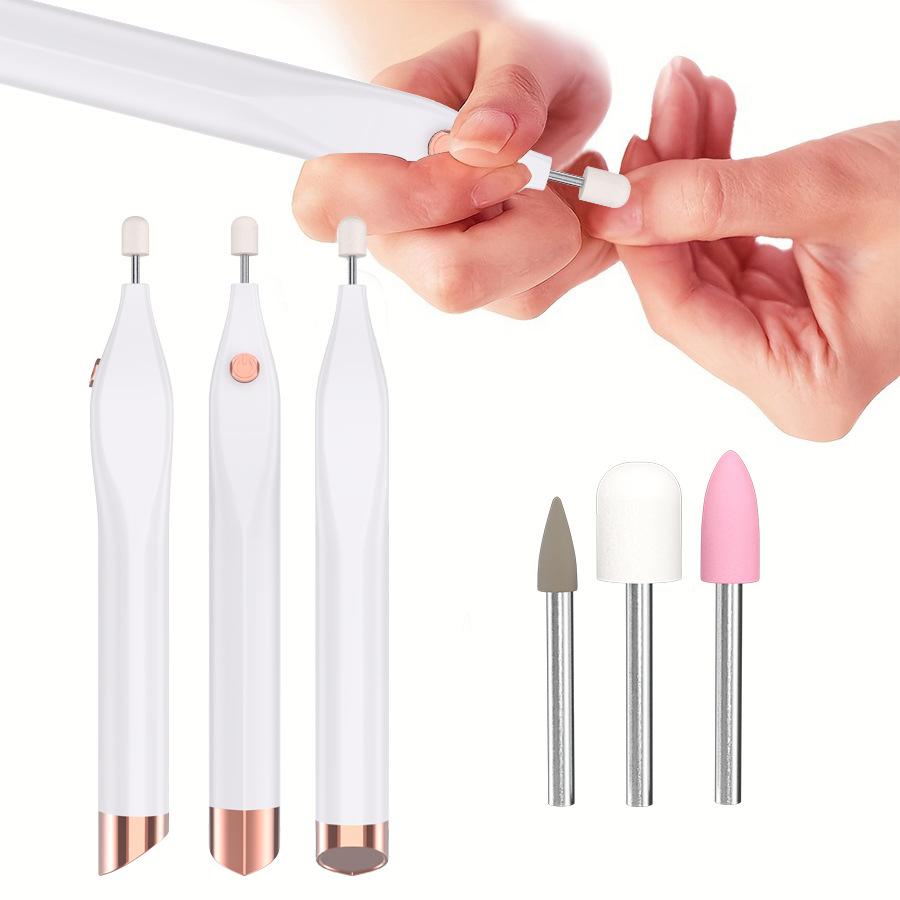 Mini Electric Nail Files Nail Drill Pen Cordless Nail Drill Machine Nail File Manicure Pedicure Grinder for Families