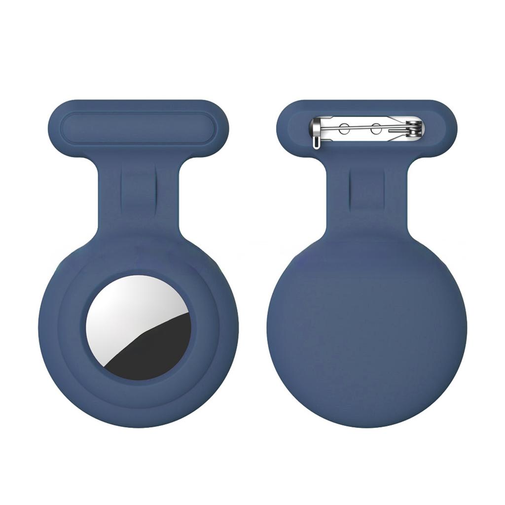 Hidden Airtag Holder for Kids GPS Tracker Silicone Air tag Holder with Brooch Pin, Airtags Clip Child/Elderly/Backpack/Luggage