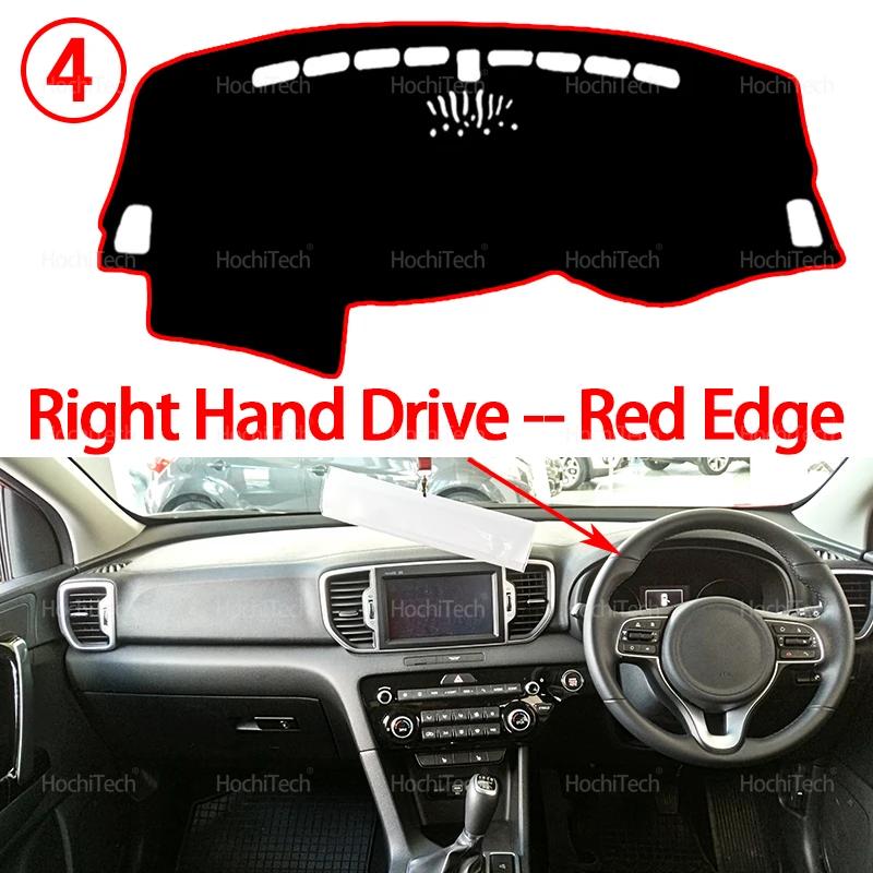 Für KIA Sportage QL 2016-2021 Auto Armaturenbrett Abdeckung Dash Matte Board Pad Teppich Dashmat Anti-UV Matten Linkslenker Rechtslenker