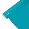 PET Ultra Gloss Miami Blue Car Vinyl Wrap Roll Film Vehicle Body Self Adhesive Decal Car DIY Decoration Accessories Air Release
