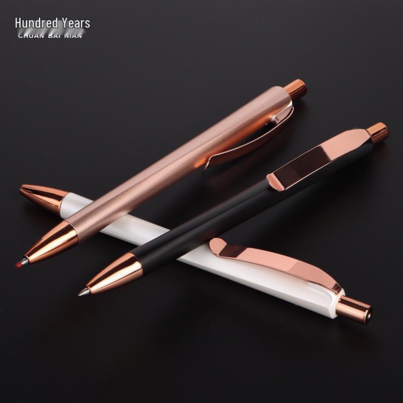 Weighted Metal Matte Texture Signature Pen with Click Mechanism – Custom Logo Option Available