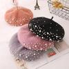 Women's Korean & Japanese Style Winter Wool Beret: Versatile, Warm, High-End, Painter Hat