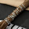 Cat Scratch Carved Crown Hollowed Out Nightclub Hip Hop Jewelry Elegant Charm 7-piece Ring Set