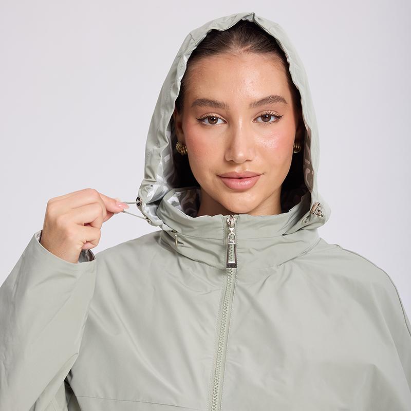 Women Jacket MODERN NEW SAGA Spring Women Coat Brand Autumn Lady Trench Coat Hidden Hood Windbreaker Plus Size