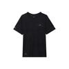 Men's Quick-Dry Pullover Crew Neck Solid Color Short-Sleeve T-Shirt Black