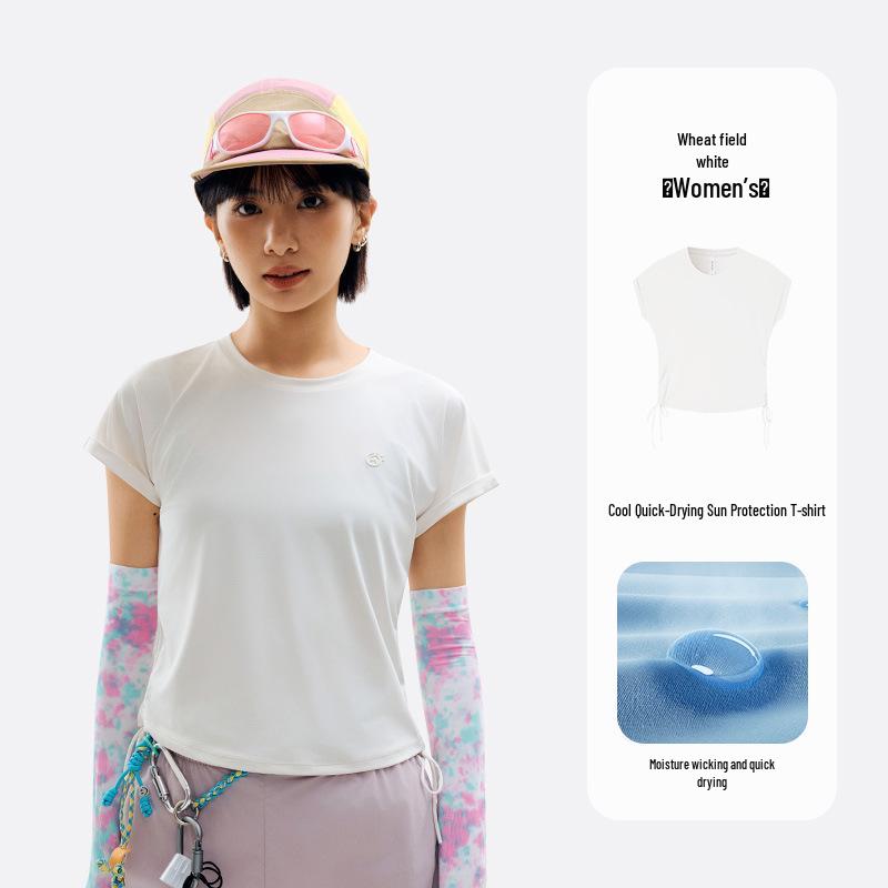 

Women s FX Quick-Dry Ice Silk T-Shirt: Moisture-Wicking, Sun & UV Protection, Breathable for Outdoor Sports. S