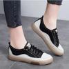 Ősz Valódi Bőr Női Kis Fehér Cipők Nyári Lapos Tornacipők Hölgyek Vulkanizált Cipők fekete fehér Alkalmi Tornacipők 35-40