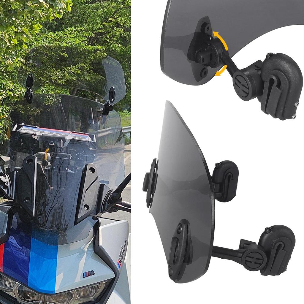Adjustable Front Windshield for Yamaha, Suzuki, Piaggio, Kymco Motorcycles
