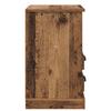 Nightstand Set of 2 Reclaimed Wood Look 36 x 43 x 60 cm Engineered Wood
